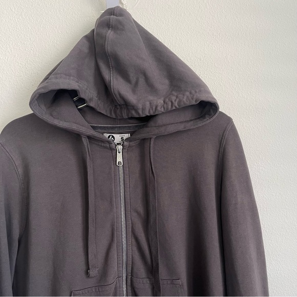 American Giant Front Zip Hooded Lightweight Jacket - Picture 2 of 7